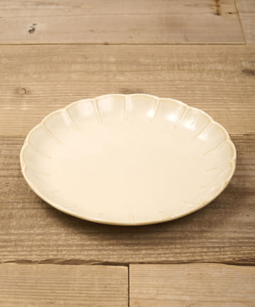 salut!(サリュ) 美濃焼菊浅皿(21cm)