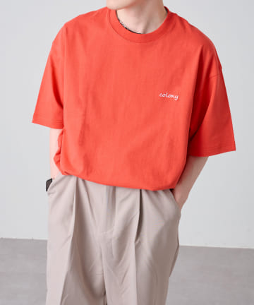 ワンポイント刺繍BIG T / UNISEX オーバーサイズ