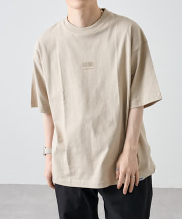 ロゴラバープリントBIGシルエットTシャツ  / グリッタープリント
