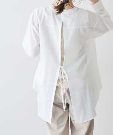 【WEB限定】バックオープンブラウス