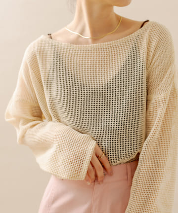 mystic(ミスティック) [mline] メッシュトップス