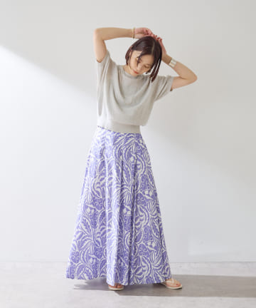 Omekashi(オメカシ) タックボリュームロングスカート