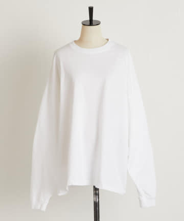 《FRIPIER》フラッグ刺繍ロングTシャツ
