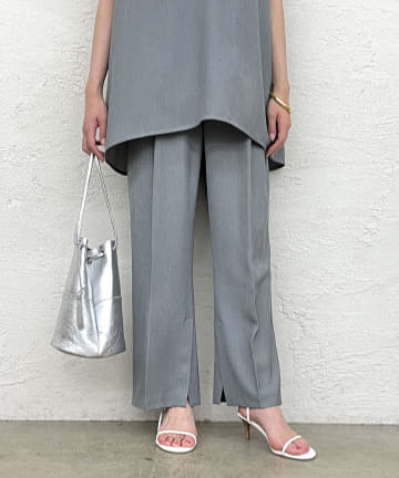 【odore/オドル】配色ベルトラップパンツ