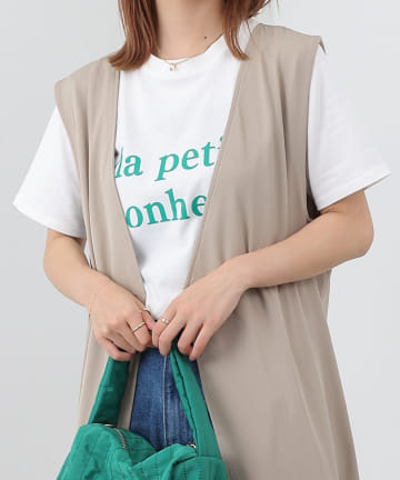 天竺カラーロゴ半袖Tシャツ