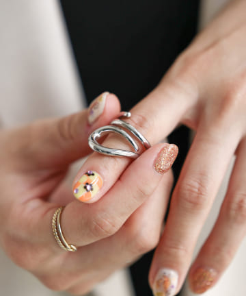 【GOLDY】カーブドクロスRING