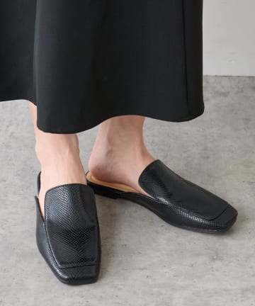 マカロンFoot / スクエアスリッパサンダル