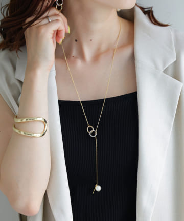【Erin & Emma】Ball×Ring Lariet Neck