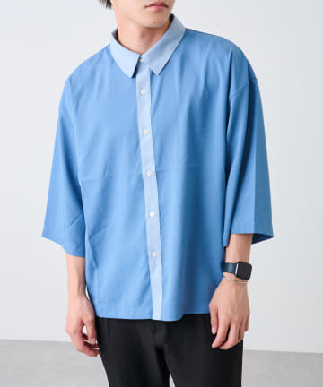 COLONY 2139(コロニー トゥーワンスリーナイン) 配色半袖シャツ