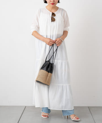 Loungedress(ラウンジドレス) ティアードワンピース