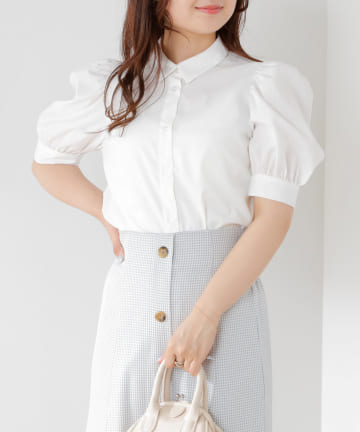 NICE CLAUP / OLIVE des OLIVE OUTLET(ナイスクラップ  / オリーブ デ オリーブ アウトレット) パワショルシャツ