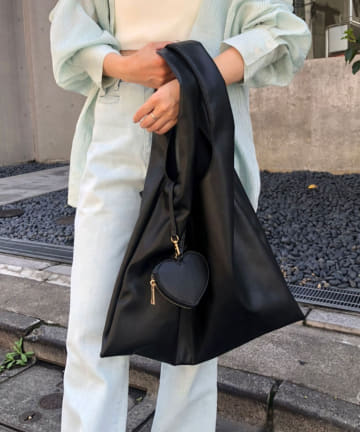 one after another NICE CLAUP(ワンアフターアナザー ナイスクラップ) ポーチ付きトートバッグ