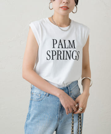 PALM SPRINGSノースリカットソー