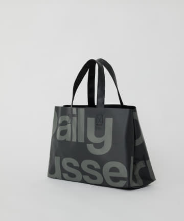 Daily russet(デイリー ラシット) 【雨の日OK】ビッグロゴターポリントートバッグ