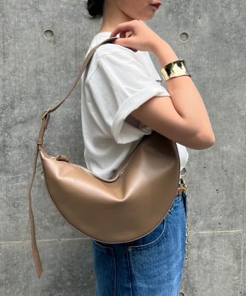 ELIE BEAUMONT ボディバッグ グレー ELIE BEAUMONT ボディバッグ グレー