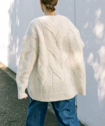BLOOM&BRANCH(ブルームアンドブランチ) ESLOW / BIG CABLE SWEATER