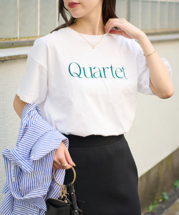 USAコットンロゴ入りTシャツ