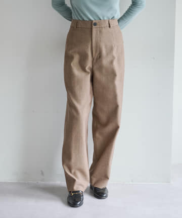 BLOOM&BRANCH(ブルームアンドブランチ) Phlannèl / Nep Tweed Tapered Trousers