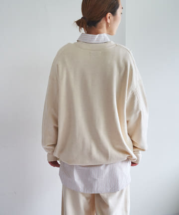 BLOOM&BRANCH(ブルームアンドブランチ) Phlannèl / Light Cotton Yak Sweat Shirt