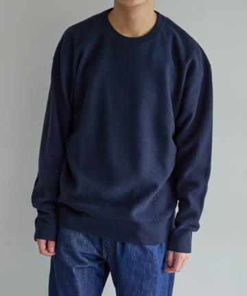 BLOOM&BRANCH(ブルームアンドブランチ) Cut and Sewn Knitwear Wool Crew Neck