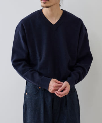 BLOOM&BRANCH(ブルームアンドブランチ) Phlannèl / Cut and Sewn Knitwear V-neck