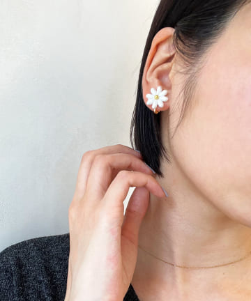 Lattice(ラティス) フラワーイヤリング