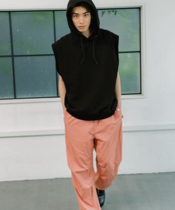 *【WHIMSIC】SWEAT HOODIE VEST