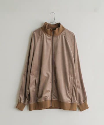 *【WHIMSIC】VELOUR PIPING TRACK JACKET