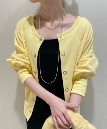 バックV2WAYカーディガン
