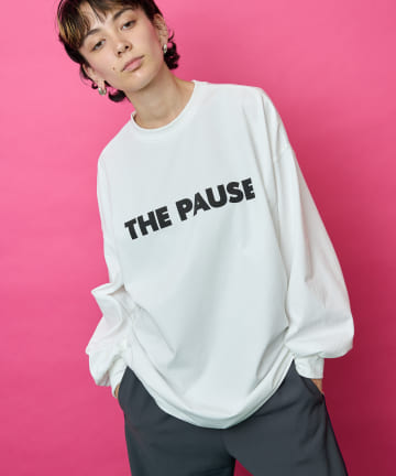 Whim Gazette(ウィム ガゼット) 【THE PAUSE】THE PAUSEロングスリーブTシャツ
