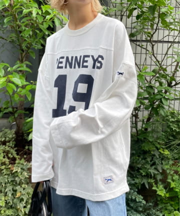 【PENNEYS/ぺニーズ】別注 the FOX フットボールＴ　ユニセックス