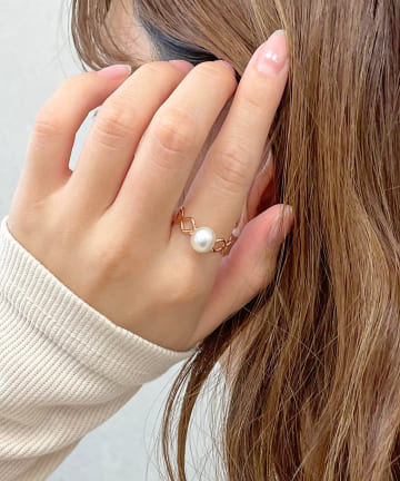 Lattice(ラティス) デザインパールリング