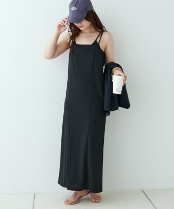 NICE CLAUP / OLIVE des OLIVE OUTLET(ナイスクラップ  / オリーブ デ オリーブ アウトレット) 【今年一枚は欲しい】バックリボンキャミジャンスカ