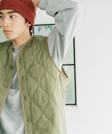 *【WHIMSIC】NYLON RIPSTOP QUILTING VEST