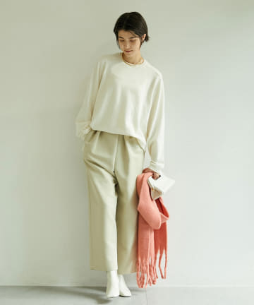 カシミヤオーバーニット
