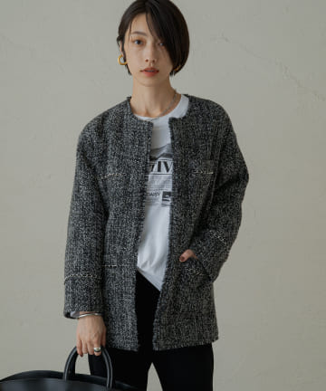 チェーンツイードジャケット