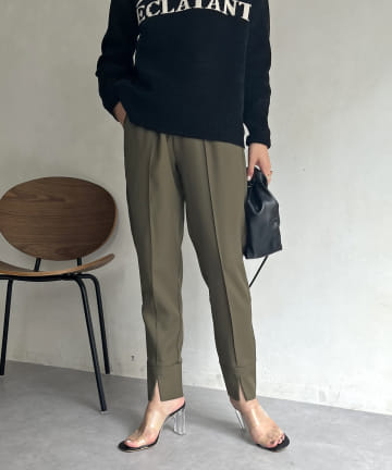 prose verse(プロズヴェール) センタースリットジョガーパンツ