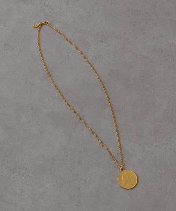 【ben-amun/ベンアムン】 ポイントコインネックレス
