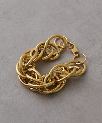 【GISEL B/ジゼルベー】 ボリュームチェーンブレス