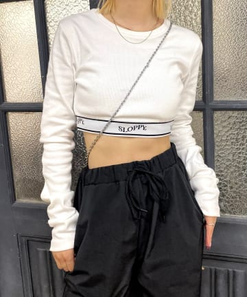 【SLOPPY/スロッピー】ラインゴムトップス
