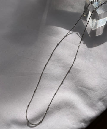 【WEB限定】ステンレスボールチェーンネックレス