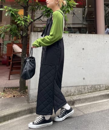 【低身長さん対応サイズ】ミリタリーキルティングジャンスカ