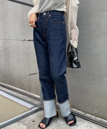 ロールアップデニムKATER