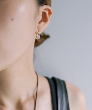 BLOOM&BRANCH(ブルームアンドブランチ) R.ALAGAN / TINY TINY PUFFY HOOPS Silver