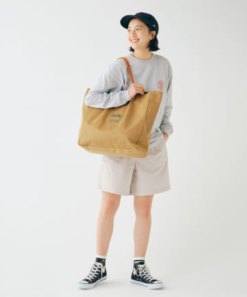 Daily russet(デイリー ラシット) 【新色追加／撥水・ツイルナイロン】ロープトートバッグ(L)