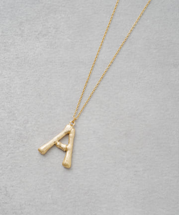 【GALENA/ガレナ】アルファベットネックレス