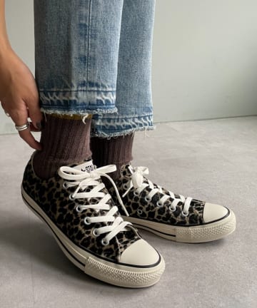 #【CONVERSE/コンバース】オールスター レオパードファー OX