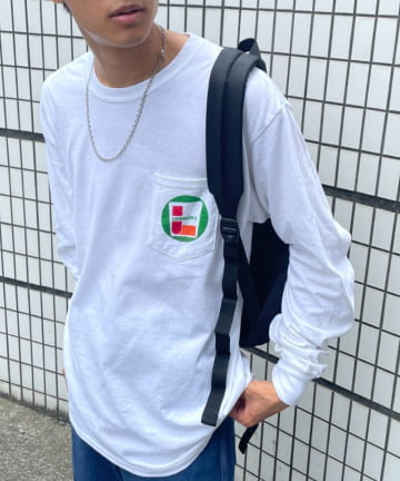 【LOWBUCKS/ロウバックス】ロゴポケットTシャツ