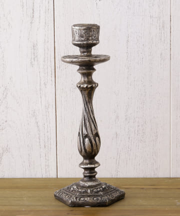 salut!(サリュ) 【Old garden house】アンティーク燭台オブジェ(Mサイズ)