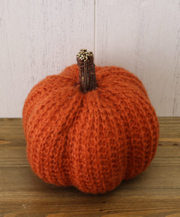 salut!(サリュ) 【HALLOWEEN】ニットのかぼちゃM（オレンジ）